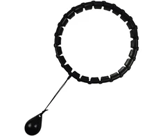 HULA HOP SU MASAŽUOKLIU IR SVORIU Juodas ENERO FIT 1040653