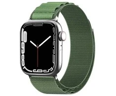 Hurtel Apyrankė Alpine steel buckle for Apple Watch 38/40/41 mm – žalios spalvos