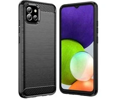 Hurtel Carbon dėklas Flexible Cover Samsung A03S EU (166.5) dėklas telefonui juodos spalvos