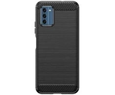 Hurtel Carbon Silikoninis Nokia C300 – dėklas telefonui juodos spalvos