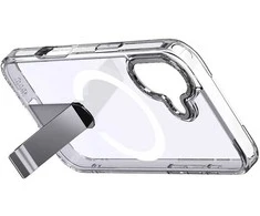 Hurtel Hybrid Armor X dėklas skirtas Apple iPhone 17 su stoveliu, suderinamas su MagSafe – skaidrus