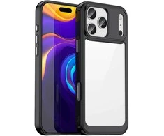 Hurtel Dėklas Outer Space skirtas Apple iPhone 17 Pro Max – juodos spalvos skaidrus