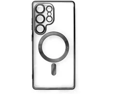 Hurtel Electroplated dėklas su MagSafe galvanized skirtas iPhone 16e – juodas