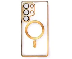 Hurtel Electroplated dėklas su MagSafe galvanized skirtas iPhone 16e – auksinis