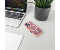 Hurtel Fashion dėklas skirtas Samsung Galaxy S26 Ultra compatible with MagSafe – rožinės spalvos