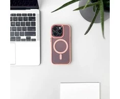 Hurtel Fashion dėklas skirtas Samsung Galaxy S26 Ultra compatible with MagSafe – rožinės spalvos