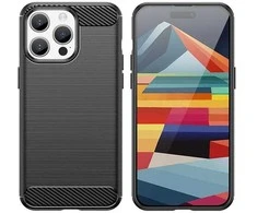 Hurtel Flexible carbon pattern Apple iPhone 15 Pro Max Carbon – dėklas telefonui mėlynos spalvos