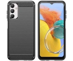 Hurtel Flexible carbon pattern Samsung Galaxy M14 Carbon – dėklas telefonui juodos spalvos
