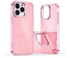 Hurtel Glitter dėklas skirtas Apple iPhone 16e – rožinės spalvos