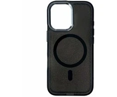 Hurtel Glitter dėklas skirtas Samsung Galaxy S26, MagSafe Compatible – juodos spalvos