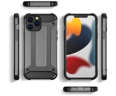 Hurtel Hibrid dėklas skirtas iPhone 13 Pro, sidabrinis