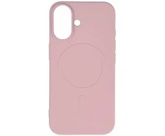 Hurtel Liquid Silikoninis dėklas su MagSafe skirtas Apple iPhone 16e – rožinės spalvos