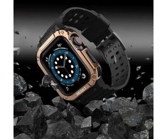 Išmaniojo laikrodžio Apple SE/7 silikoninis Hurtel dirželis, Juodos spalvos, 38/40/41 mm