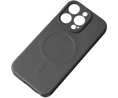 Hurtel Samsung Galaxy A16 5G Silikoninis dėklas su MagSafe - juodos spalvos