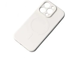 Hurtel Samsung Galaxy A26 5G Silikoninis dėklas su MagSafe – rusvai gelsvas