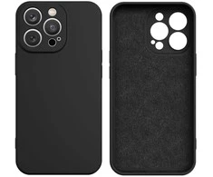 Hurtel Silikoninis dėklas skirtas Samsung Galaxy A26 5G – juodos spalvos