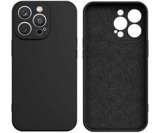 Hurtel Silikoninis dėklas skirtas Samsung Galaxy A16 5G – juodos spalvos