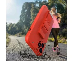 Hurtel Silikoninis dėklas telefonui su dirželiu Apple iPhone 12 Pro Max juodos spalvos