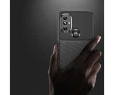 Hurtel Thunder flexible armored Motorola Moto G Power 2022 dėklas telefonui juodos spalvos