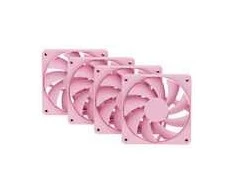 HYTE FA12 Fans, Pack of 4 – 120mm, Strawberry Milk
