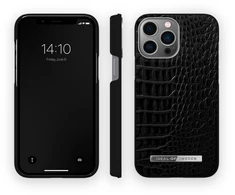 Dėklas IDEAL OF SWEDEN IDACSS21-I2167-306 IPHONE 13 PRO MAX NEO NOIR CROCO Sidabrinis