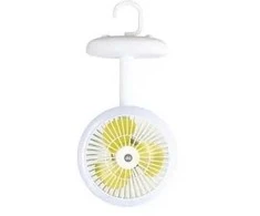 Įkraunamas stalinis ventiliatorius DP 7632, su LED lempute