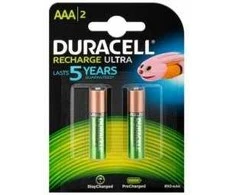 Įkraunami elementai DURACELL AAA, 850 mAh, 2 vnt.