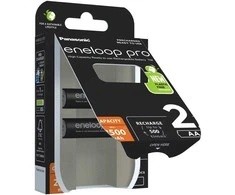Įkraunamos baterijos PANASONIC ENELOOP PRO AA 2500 mAh 2 vnt (BK-3HCDE/2CP)