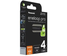 Įkraunamos baterijos PANASONIC ENELOOP PRO AAA 930 mAh 4 vnt (BK-4HCDE/4CP)