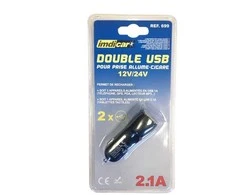 Imdicar Automobilinis įkroviklis 2 × USB