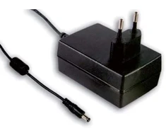 Impulsinis maitinimo šaltinis 12V 1.5A, 5.5×2.1mm, sieninis, MEAN WELL