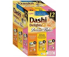 Inaba Ciao INABA Dashi Delights Delicate flakes vištiena mix – šlapias kačių maistas – 12x40g
