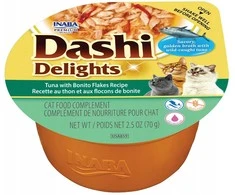 Inaba CIAO Dashi Delights tunas su džiovinta žuvimi šilkiniame sultinyje,70g