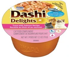 Inaba CIAO Dashi Delights tunas su lašiša šilkiniame sultinyje,70g