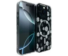 Incipio Forme MagSafe - dėklas Apple iPhone 16 Pro Ditzy Floral Sidabrinis