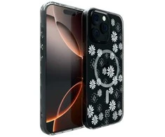 Incipio Forme MagSafe - dėklas Apple iPhone 16 Pro Max Ditzy Floral Sidabrinis