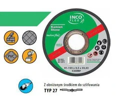 Inco Flex INCOFLEX AKMENS ŠLIFIMO DISKAS 125 x 6,0 mm