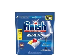 Indaplovės kapsulės, FINISH Quantum Lemon, 120 vnt.
