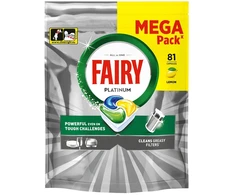 Indaplovių tabletės Fairy Platinum, 81 vnt.