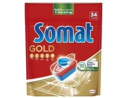 Indaplovių tabletės Somat auksinis, 34 vnt.