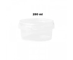 Indas 280ml su dangteliu (432 vnt. komplektas)