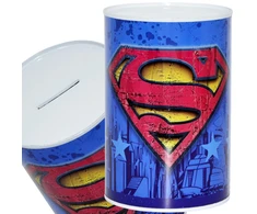 INNA METALINĖ TAUPYKLĖ SUPERMAN 10x15CM 448357