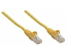 INTELLINET UTP LAN Cat6, kabelis, patch, 0.25m, geltonos spalvos, 730808