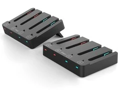 iPega SW2081 Charger Dock for JoyCon Controllers Nintendo Switch 1/2 Juodas
