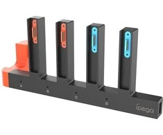 iPega SW2185 Charger Dock for JoyCon Controllers Nintendo Switch 2 juodos spalvos