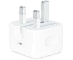 Apple iPhone USB-C maitinimo adapteris 20W – G tipas – kištukas Didžiajai Britanijai – Baltas