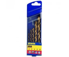IRWIN grąžtas metalui, padengtas titanu, rinkinys 5 vnt. 4.0, 5.0, 6.0, 8.0, 10.0 mm