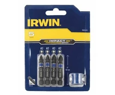 IRWIN SMŪGINIŲ ANTGALIŲ RINKINYS 5vnt.+LAIKIKLIS PH/PZ %%%