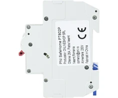 Išmanusis automatinis saugiklis PNI SafeHome PT802P WiFi, 3P, 100A, valdymas internetu, mobilioji programėlė Tuya Smart, integracija į scenarijus ir išmanioji automatizacija su kitais suderinamais Tuya, Alexa ir Google Assistant produktais