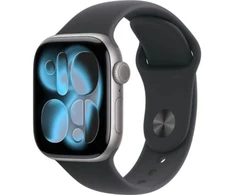 Išmanusis laikrodis Apple Watch Series 11 (2025) GPS 42mm Kosminė pilka Aliuminio Case with Sport Band S/M – Juodas